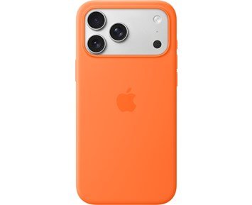 Apple iPhone 17 Pro Max Silicone Case with MagSafe – Orange - Silikonskal med MagSafe till iPhone 17 Pro Max