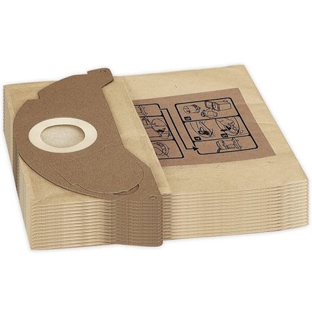 10 st dammsugarpåsar för Karcher WD2 MV2 6.904-322.0 WD2250