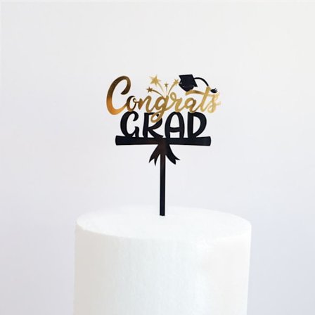 5 stk Cake Topper Happy Graduation 2 2