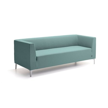 3-seter sofa CASUAL, stoff CURA, turkis