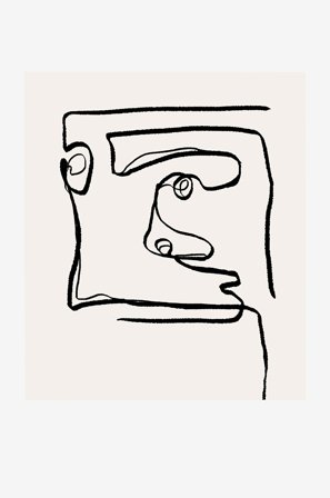 Malerifabrikken - Poster Art Contemporain 2 - Beige - Postere - Fra Homeroom