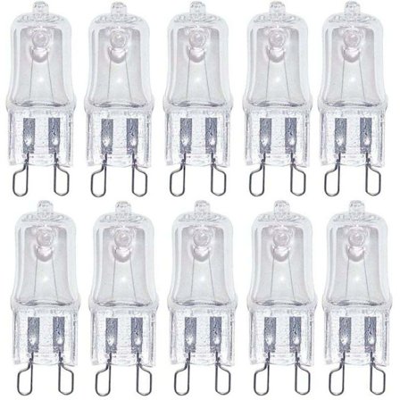 G9 Halogenpære 20W 230V Varmhvit 2700K, 10-pakning