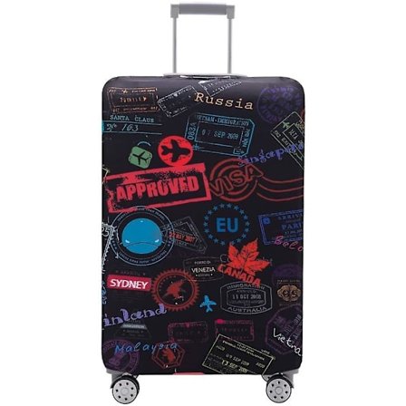 Luggage Cover Washable Suitcase Protector Anti-scratch Suitcase Cover Fits 18-32 Inch(autumn Leaves, S)