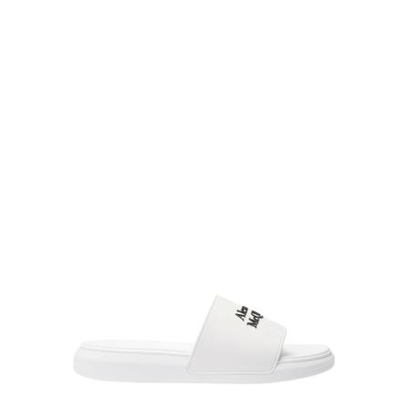 Alexander McQueen, Hybrid Rubber Slides Wit, Heren, Maat:42 1/2 EU