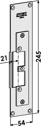 STEP ST9511H Post til Sapa-profilsystemer Højre, Alarm & sikkerhed