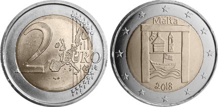 Malta 2018 - Malta Community Chest Funds rolle i samfundet: Kulturarv - 2 euro mønt