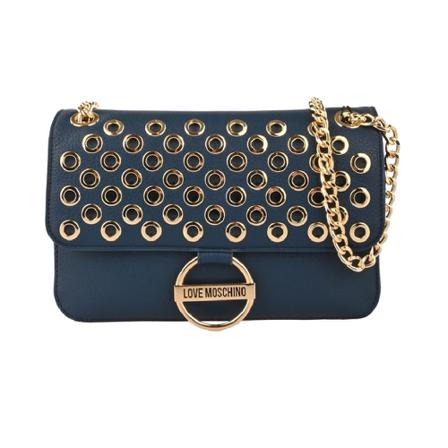 Love Moschino, Shoulder Bags Blauw, Dames, Maat:ONE Size