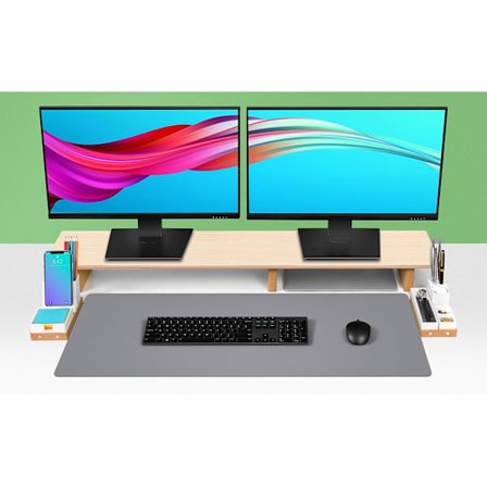 Skrivebordsunderlag, PU-skrivebordsunderlag, musematte, sklisikkert skrivebordsunderlag, vanntett skrivebordsunderlag for kontor og hjem (91 cm x 43 