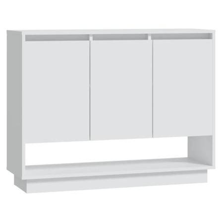 Vidaxl Skänk Vit 97x31x75 Cm Konstruerat Trä Vit