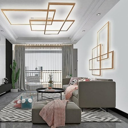 1-valaisimen 68 cm seinävalaisin upotettu LED-kattovalaisin alumiini moderni