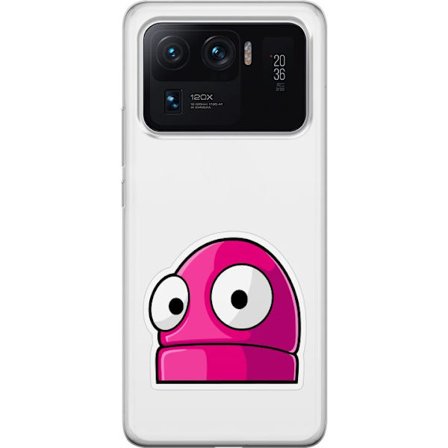 Kompatibel Mobilcover til Xiaomi Xiaomi Mi 11 Ultra Rosa tegneseriefigur med store øjne i legende og humoristisk stil