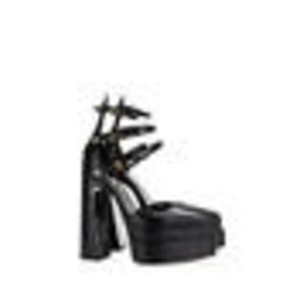 Versace, High Heel Sandals Zwart, Dames, Maat:36 EU