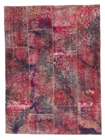 Vintage Patchwork Rug 164X220 Wool