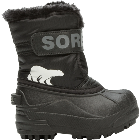 Sorel Kid's Snow Commander Boot Black/Charcoal