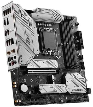 MSI MAG B760M MORTAR WIFI II Hovedkort LGA 1700, mATX, DDR5, 1x PCI-E x16, 3x M.2