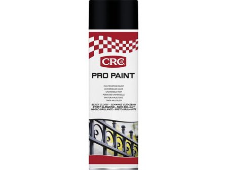 CRC Sprayfärg CRC Blank Svart 500ml - Lyreco - Skyddsutrustning - Verktyg och underhållsprodukter - Smörj och rengöring