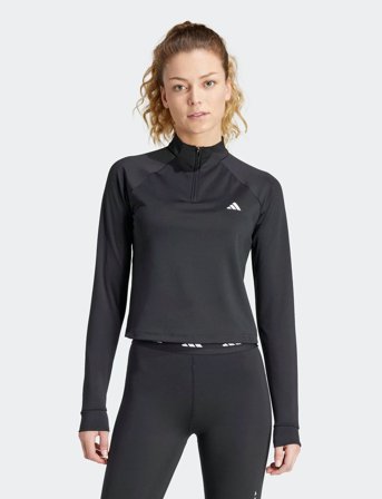 adidas Performance We 1/4Zip - Black - S
