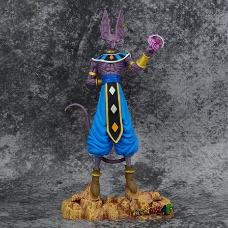 Dragon Ball -animaatiohahmo Beerus, tuhon jumala Whis -hahmo, oheismallinukke, keräilylelu, lasten lahja (Beerus)