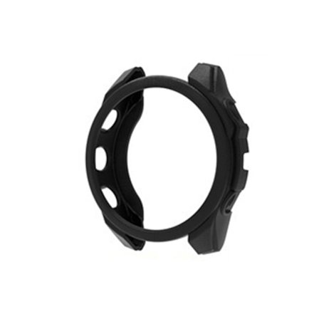 TPU-klockfodral - Svart läderstruktur för Garmin Fenix 8 (51 mm)