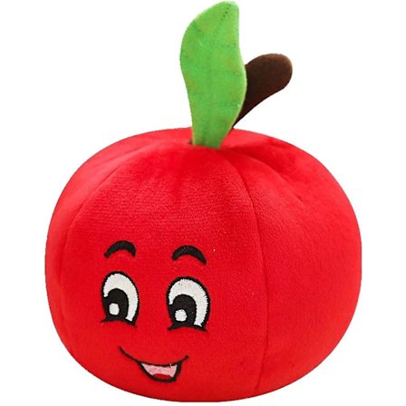 Koira Squeaky Toys, Hedelmät Ja Vihannekset Pehmo Chew Soft Doll Pack,omena