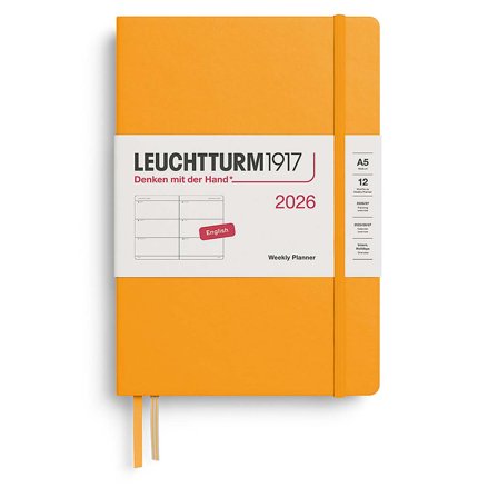 Leuchtturm1917 Kalender Weekly Planner 2026 A5 Rising Sun