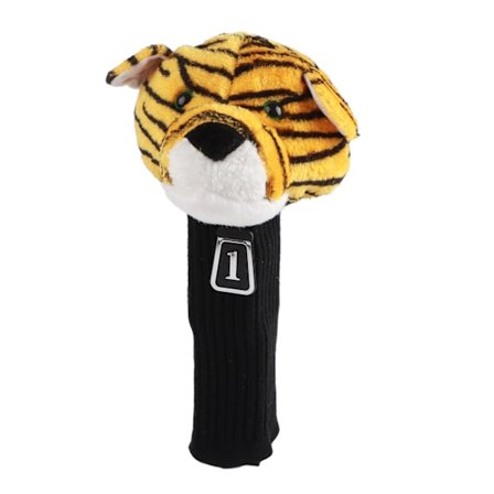 Blød Funktionel Golf Headcover til Træklølle, Sjovt Sødt Dyredesign Plysstoffer Golf Putter Cover med Stilfuld Beskyttelse til Dine Køller