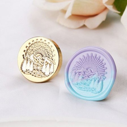 Segl kobberhoved voks segl Stempel 10 10