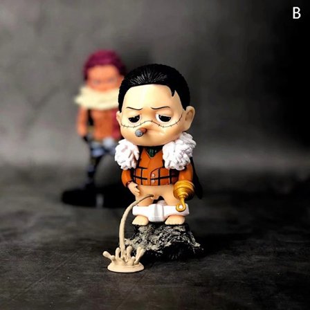 Anime One Piece Charlotte Katakuri & Sir Crocodile e Action Fig B