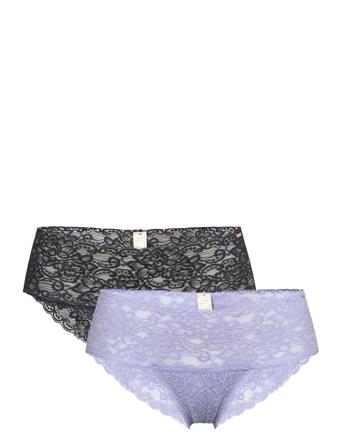 Lana/Eco-2Pp Brief Truse Brief Truse Blå Dorina