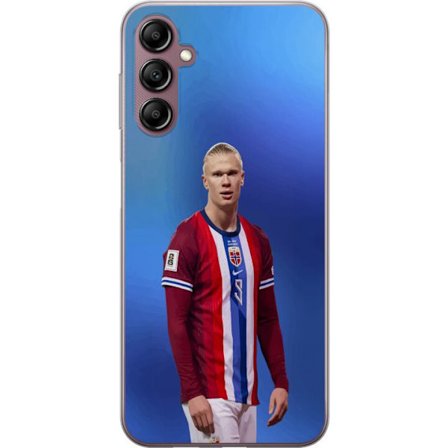 Kompatibelt Mobildeksel til Samsung Galaxy A14 5G Erling Haaland Manchester City Norge fotball angriper toppspiller utrolig målproduksjon kraftig rask