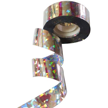 Avvisende tape, anti-fugleteip, skrem fugler, fugleskremmende tape, refleksteip dobbeltsidig refleksteip