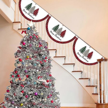 Jule Fan Flag Udendørs Hængeflag Dørhængende Juledekorationer Køb 1 Få 2 (farve:4)