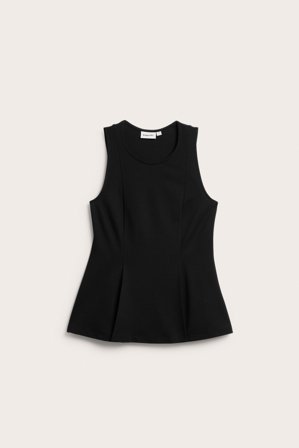 Kappahl | Peplumtopp | Svart