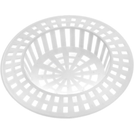 2 x Vaskefilter/Sil/Filter, 7cm, Rund, Plast, Hvit, for Vask