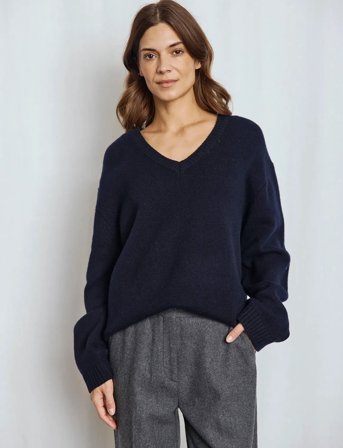 Bruun & Stengade Bs Lina Regular Fit Knitwear - Navy - L