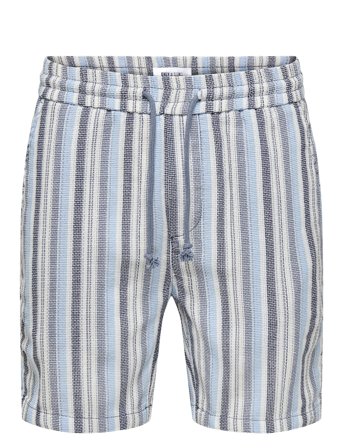 ONLY & SONS | Onstrev Life Reg Stru Stripe Shorts Noos | M