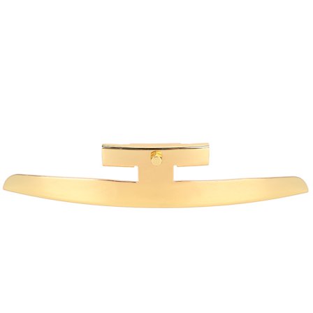 Banjo Armlæn Enkelt Ben Poleret Zinklegering Guld med Skruer Musikinstrument Tilbehør