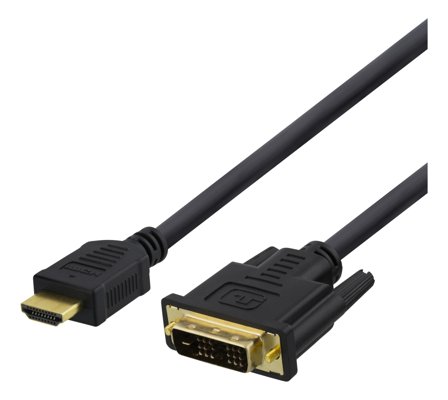 Deltaco HDMI-110D - videokabel - 1 m