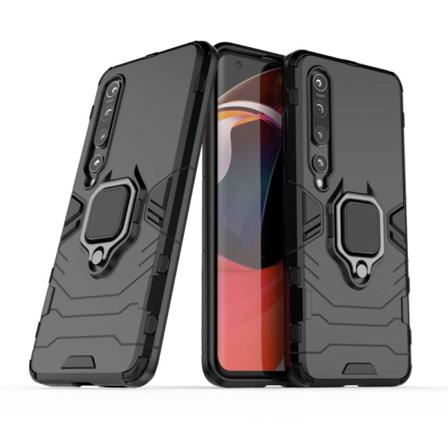 Xiaomi Mi 10 / 10 Pro - Ring Skal - Svart Black Svart
