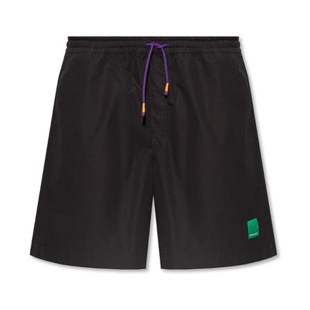Emporio Armani Cotton shorts Sort, Herre Chino Shorts, Størrelse: L