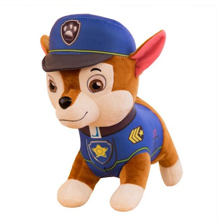 Paw Patrol Classic Chase Kosedyr Plys blødt legetøj 28cm S3 - Perfekt Z