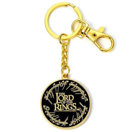The Lord Of The Rings Charm Logo Nyckelring One Size Svart/Guld