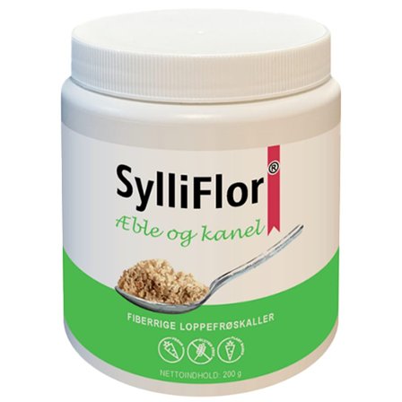 3 for 2 - SylliFlor Loppefrøskaller Æble/Kanel 200 g, Helse & Madvarer, Ingredienser, Loppefrøskaller