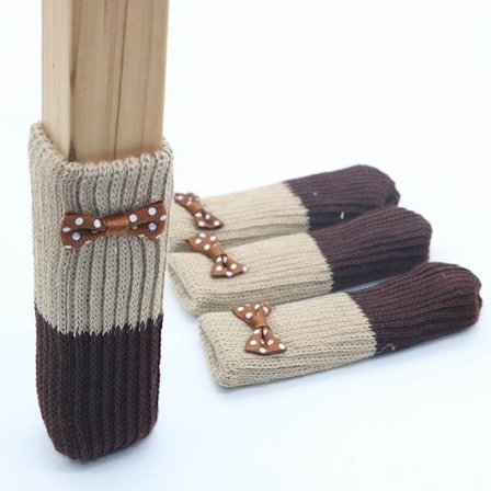 8 halkfria stolsstrumpor, halkfri elastisk bomull