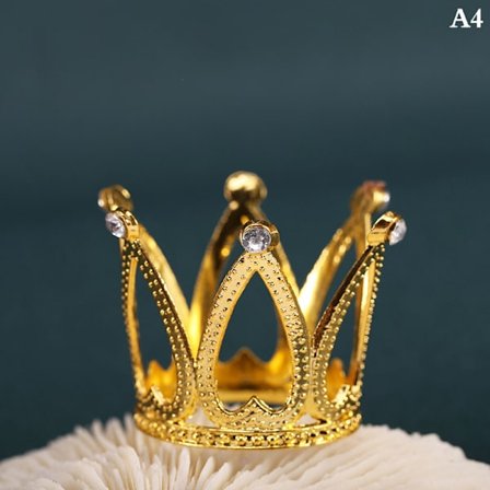 1 STK Mini Kronprinsesse Tiaras Romantic Pearl Garland Children