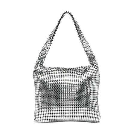 Paco Rabanne, Shoulder Bags Szary, Kobieta, Rozmiar: ONE Size
