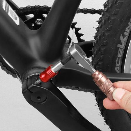 Cykelreparationsverktyg Mini-spärrnyckelsats + däcklapp