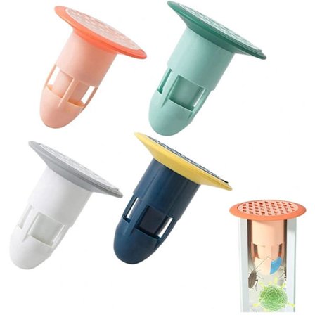 ING Silikoninen viemäritulppa, 4 kpl, pesualtaan siivilä, suihkuviemäri, suuri virtaus, hajunpoistaja, viemäritulppa, hiusloukku, kuparinen viemäri, 