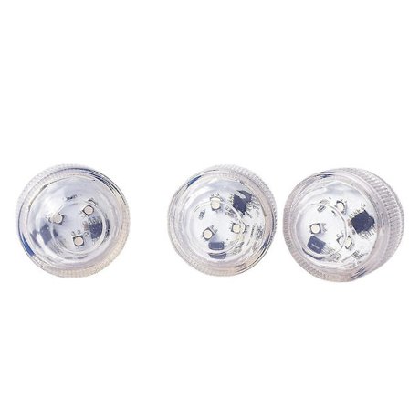 Mini undervattens LED-lampor med fjärrkontroll, små undervattens LED-lampor för te-ljus, flamlösa vaser, pool, damm, lykta, dekorationsbelysning (5 st