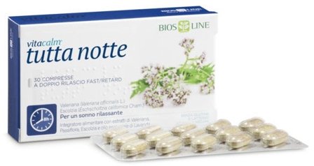 Bios Line Vitacalm Tutta Notte Fast/retard 30 Compresse
